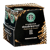 Starbucks Doubleshot espresso & cream premium coffee drink, 4 6.5-fluid ounce cans Left Picture